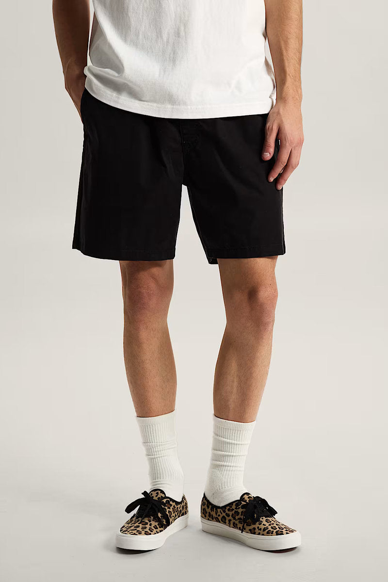 Range Relaxed Elastic Shorts - BLK