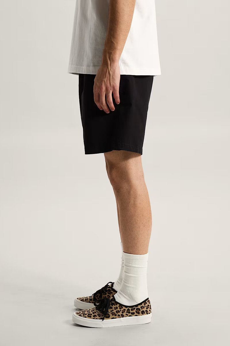 Range Relaxed Elastic Shorts - BLK