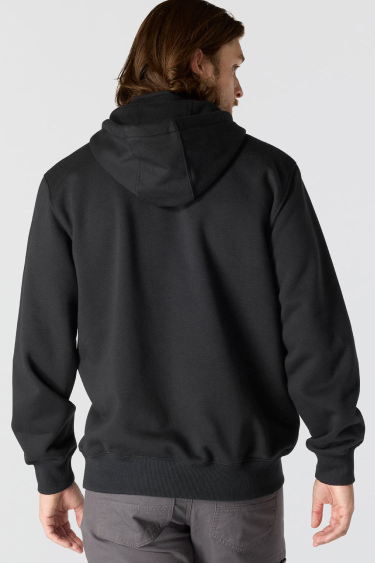 Rain Defender Loose Fit 1/4 Zip Hoodie - BLK