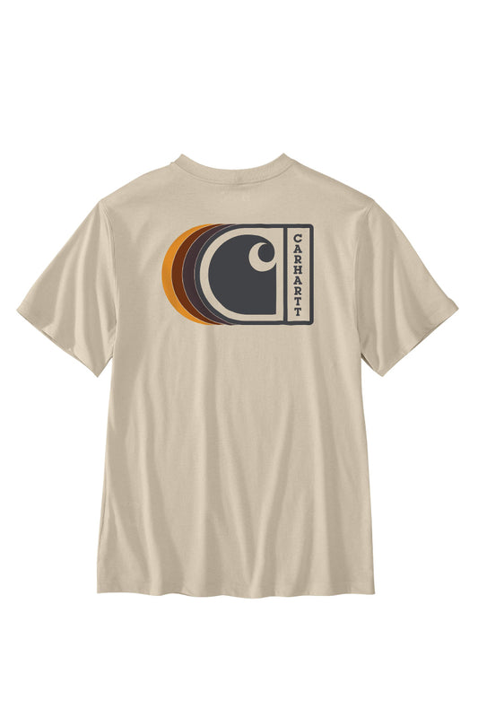 Relaxed Fit C Graphic Tee - OAT