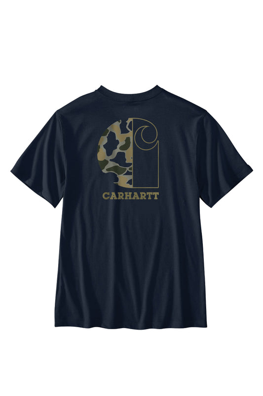 Relaxed Camo Tee - BLK