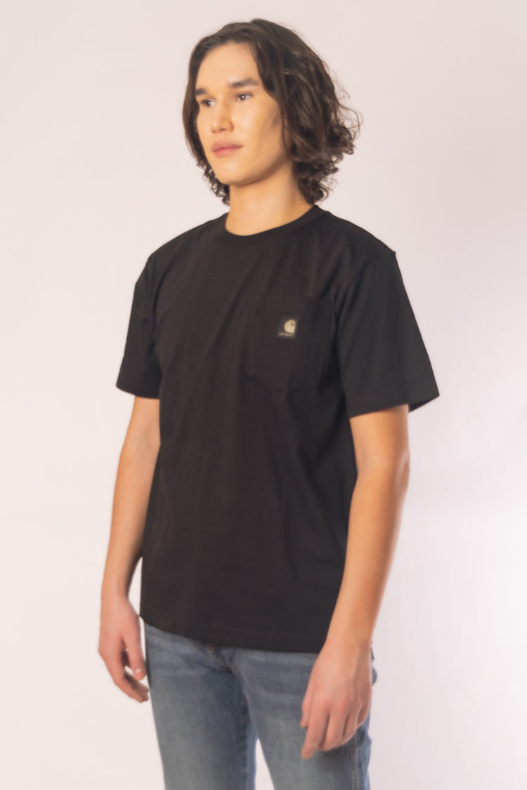 Relaxed Fit Camo Graphic Tee - BLK