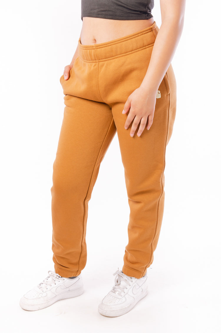Relaxed Fit Fleece Joggers - BRN