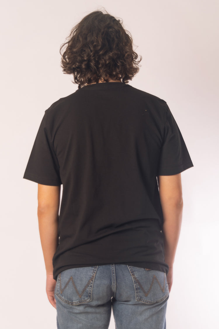 Relaxed Fit Lightweight Logo Tee - BLK