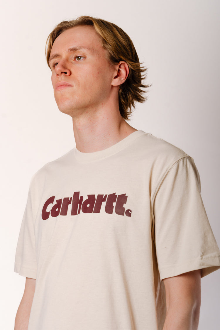 Relaxed Fit Lightweight Logo Tee - OAT