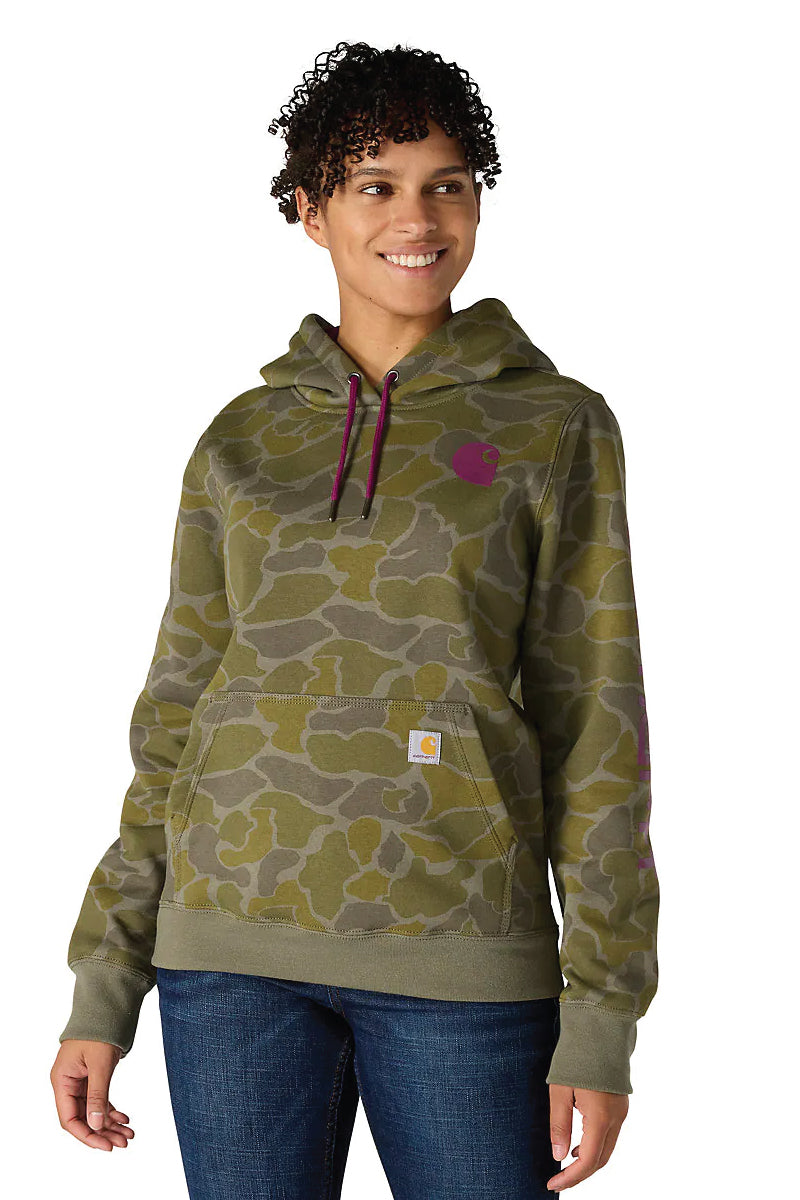 Relaxed Fit Midweight Logo Sleeve Printed Hoodie - DOL