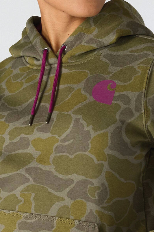 Relaxed Fit Midweight Logo Sleeve Printed Hoodie - DOL
