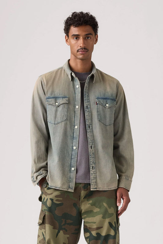 Relaxed Fit Western Shirt - SUN