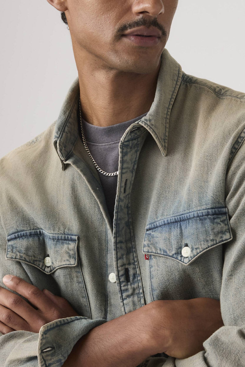 Relaxed Fit Western Shirt - SUN