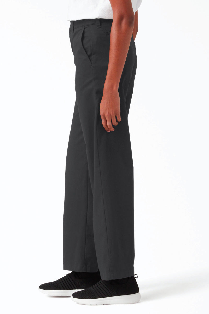 Relaxed Fit Wide Leg Pants - 32