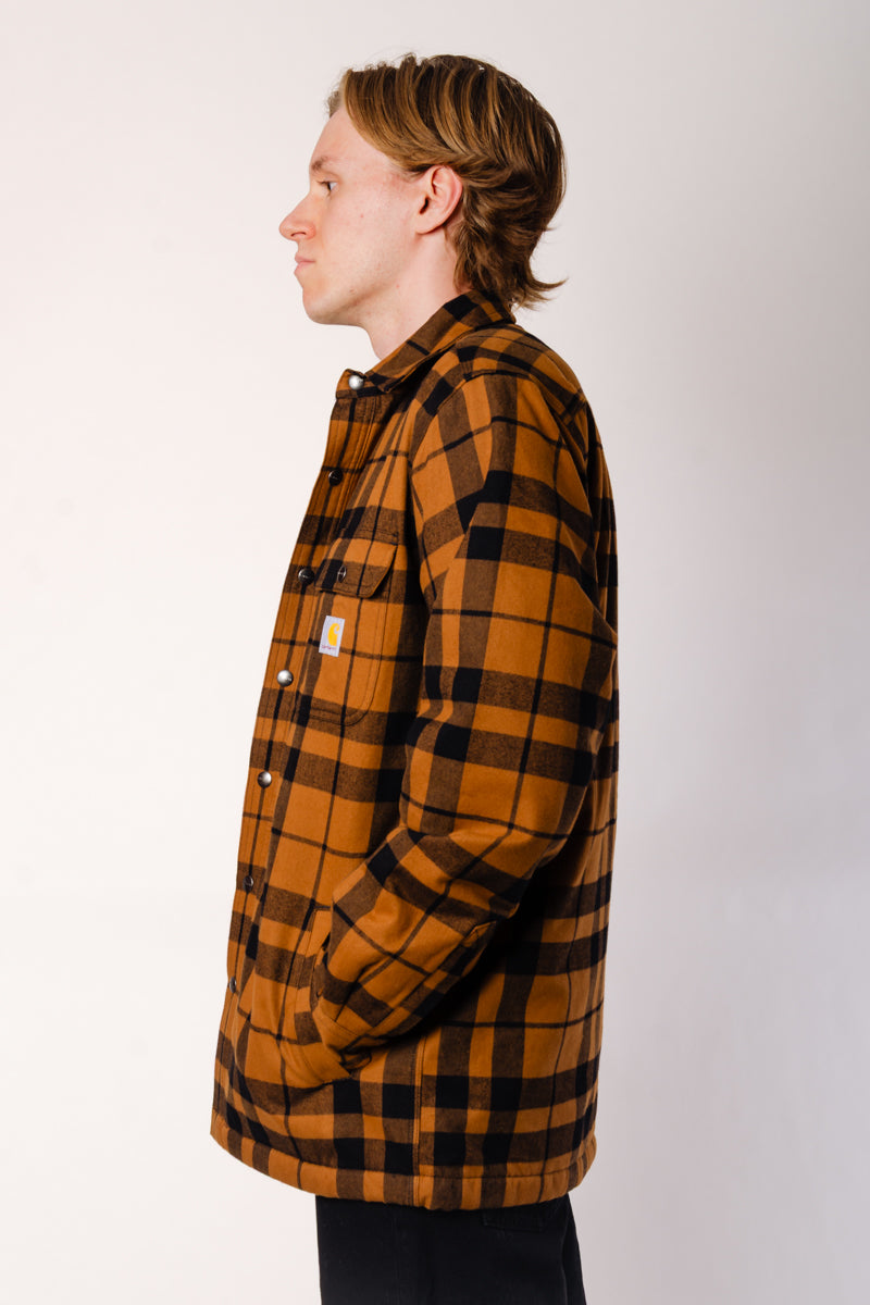 Relaxed Flannel Sherpa - Brown