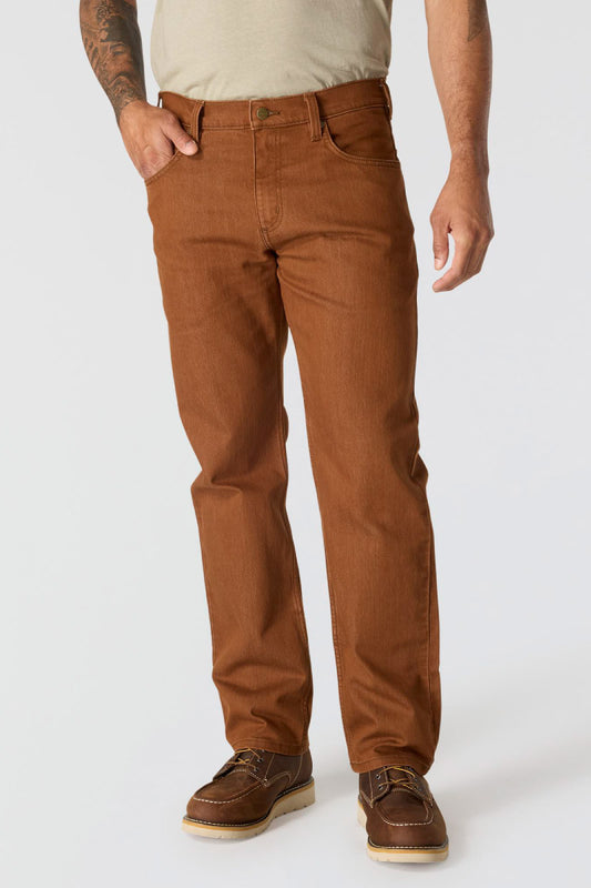 Relaxed Straight Rugged Flex Dyed Jeans - 32