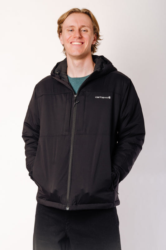 Relaxed Stretch Insulated Jacket - BLK