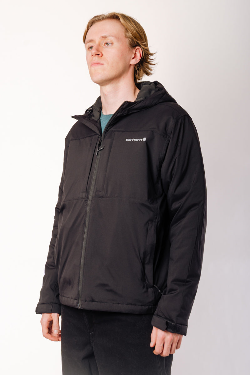Relaxed Stretch Insulated Jacket - BLK