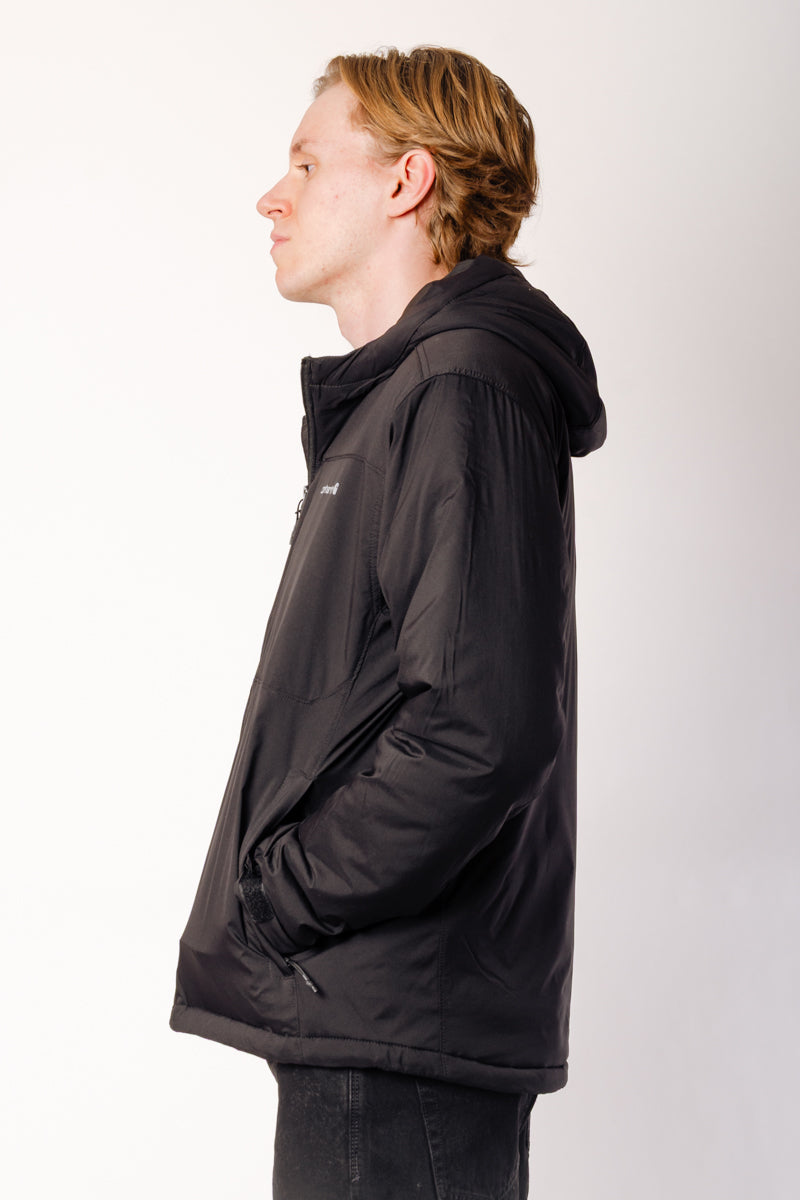 Relaxed Stretch Insulated Jacket - BLK