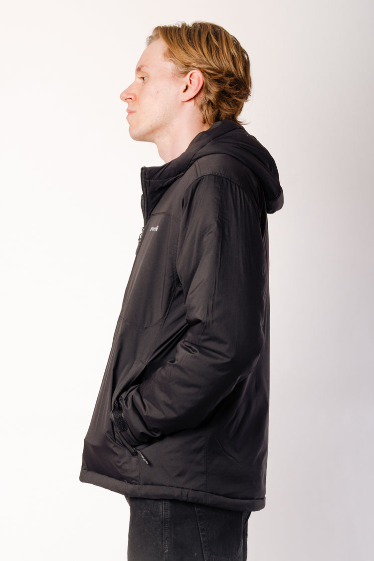 Relaxed Stretch Insulated Jacket - BLK