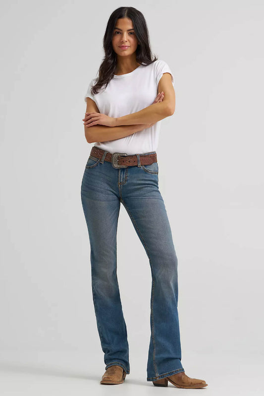 Retro Mae Mid Rise Bootcut Jeans