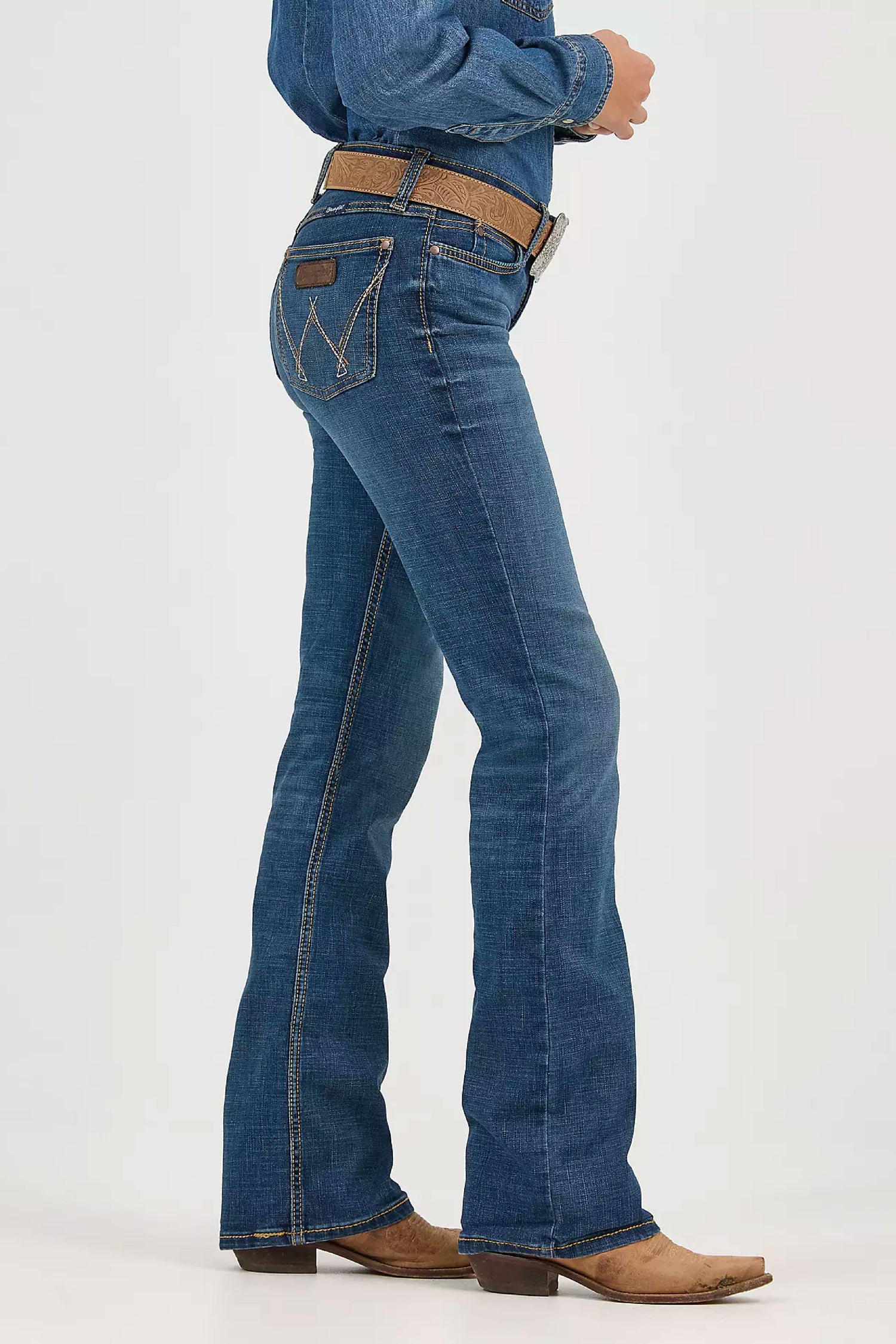 Retro Mae Mid Rise Bootcut Jeans