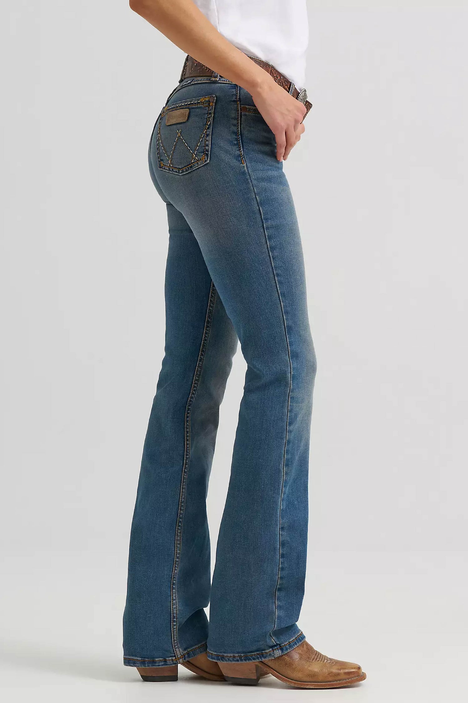 Retro Mae Mid Rise Bootcut Jeans