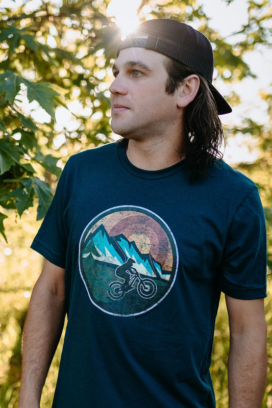 Retro Mountain Biker Tee - ATL