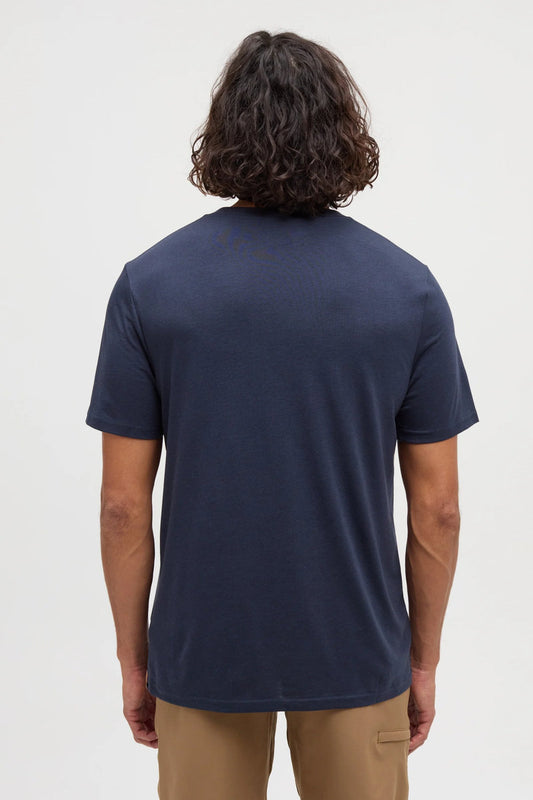 Retro Treeline Tee - BLU