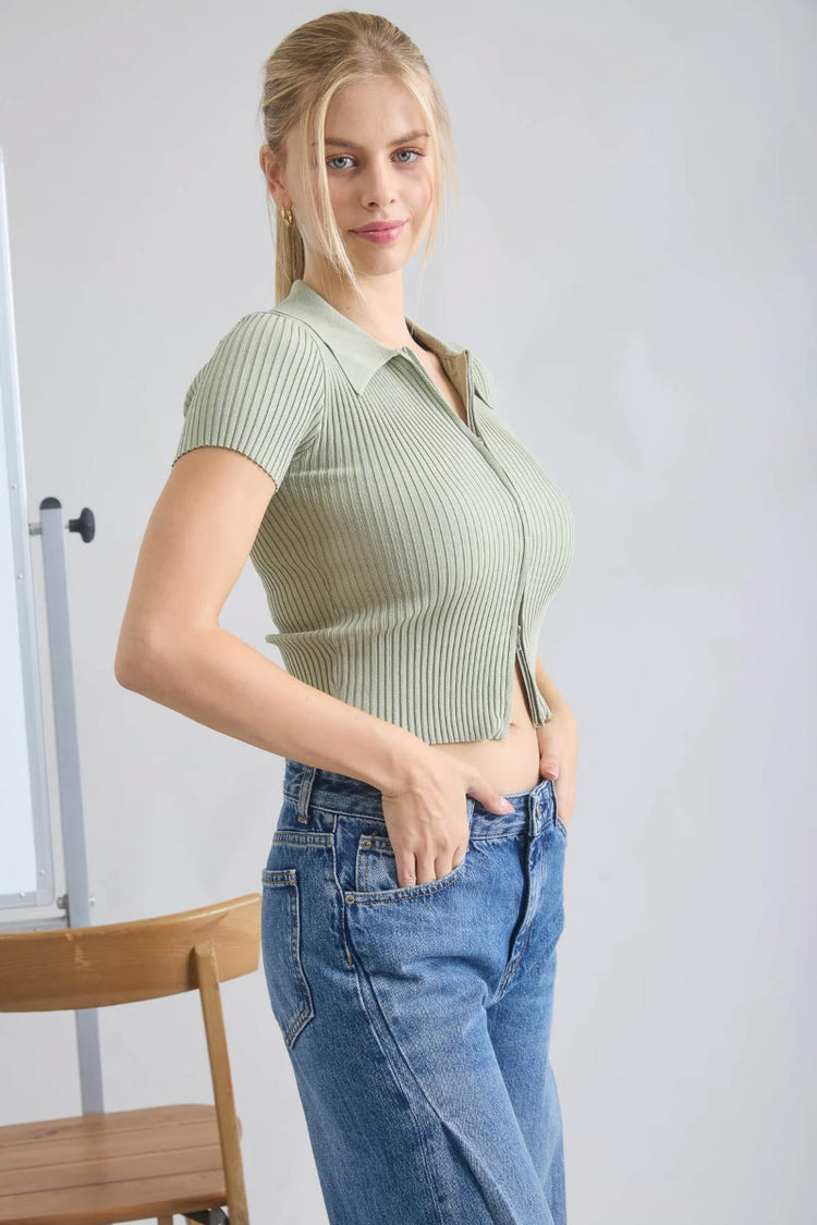 Rib Knit Top - OLV