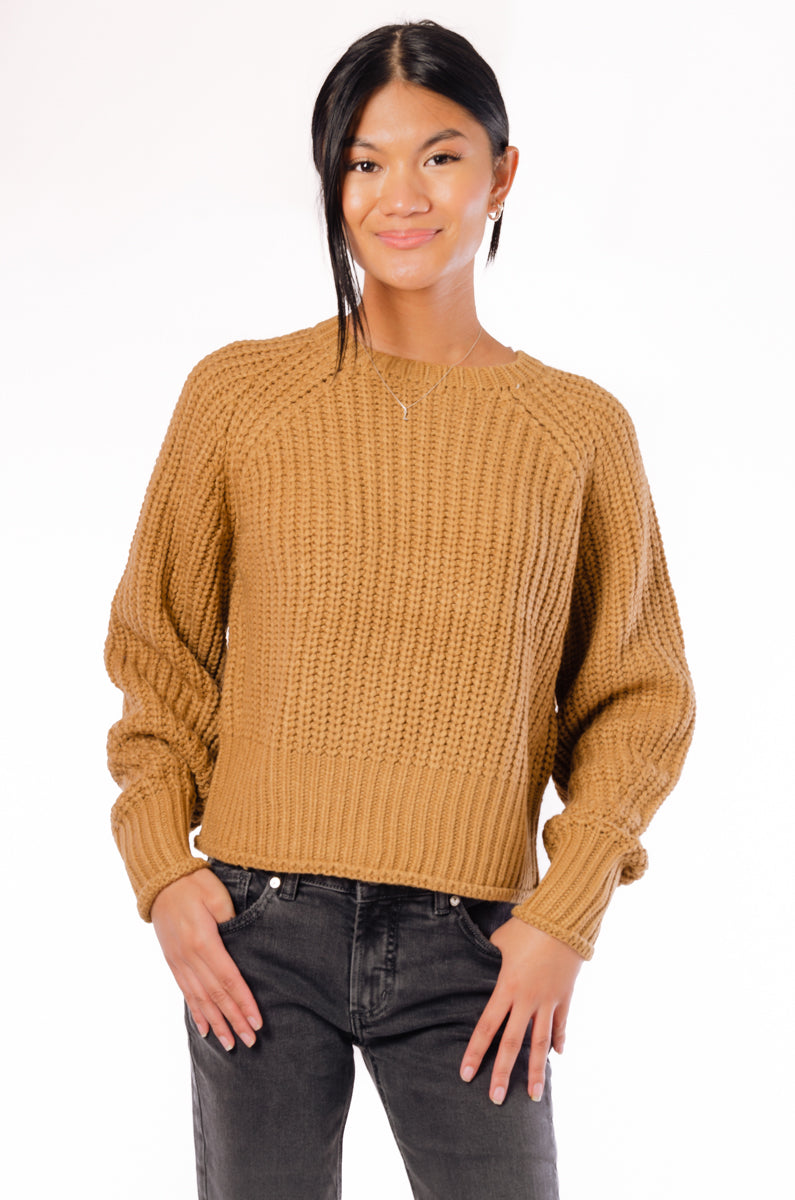 Ribbed Crew Sweater