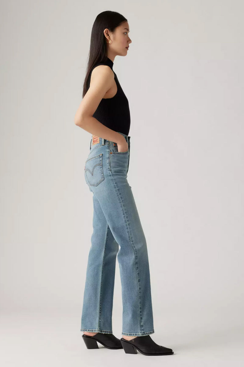 Levi's Dames Ribcage Denim Jeans, Colour Dance Around, maat 30 30, Dance Around, 30W / 30L Levi's Dames Ribcage Denim Jeans, Colour Dance Around, maat 30 30, Dance Around, 30W / 30L