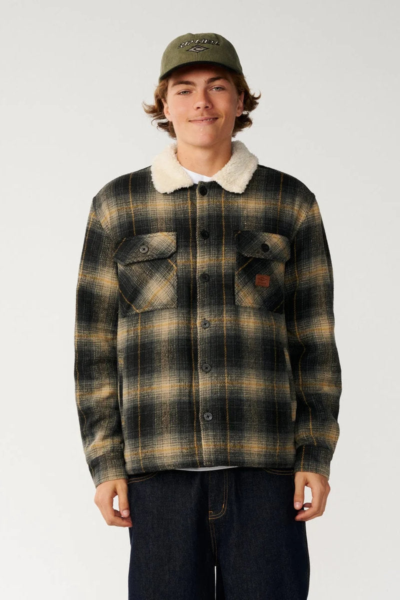 Surf Bells Sherpa Jacket - BLK