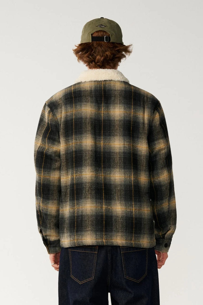 Surf Bells Sherpa Jacket - BLK