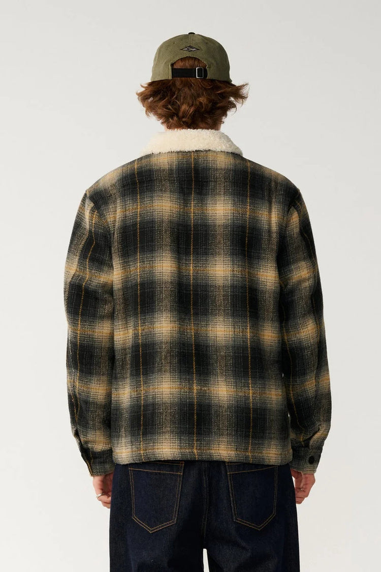 Surf Bells Sherpa Jacket - BLK