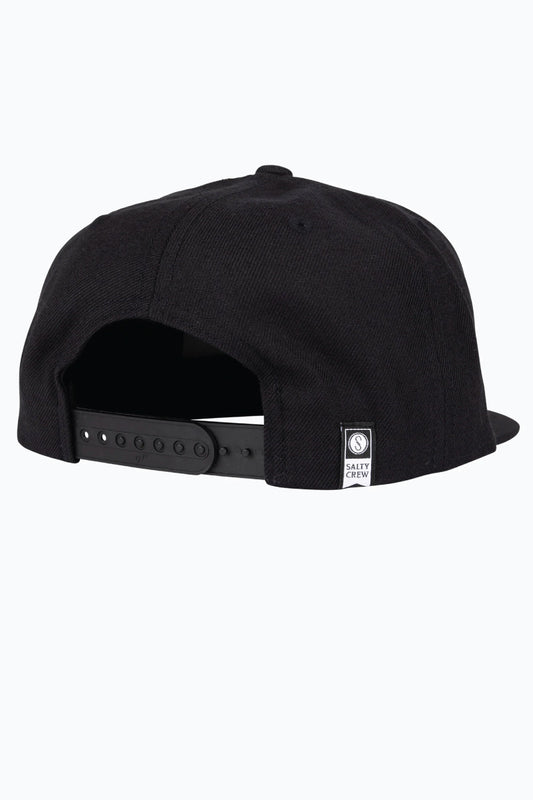 Rooster 6 Panel Hat - BLK