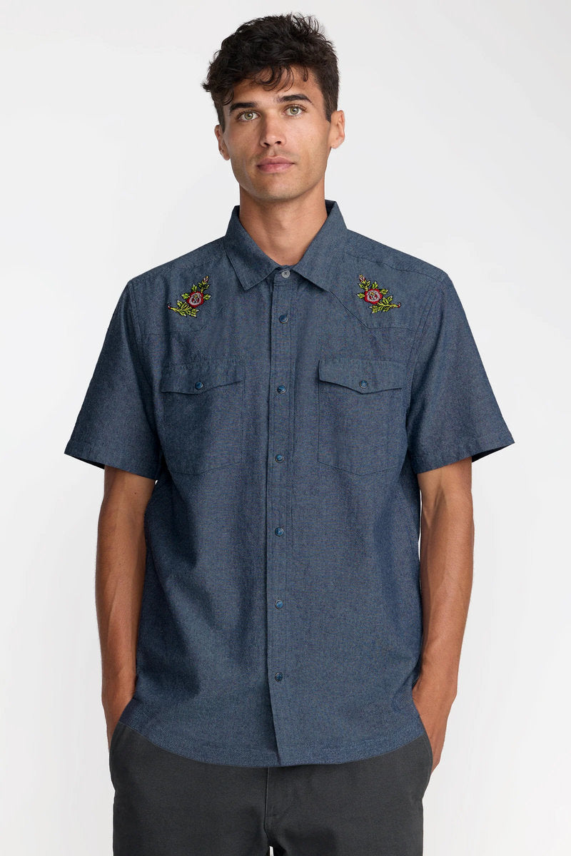 Rosa Chambray Short Sleeve Shirt - IND