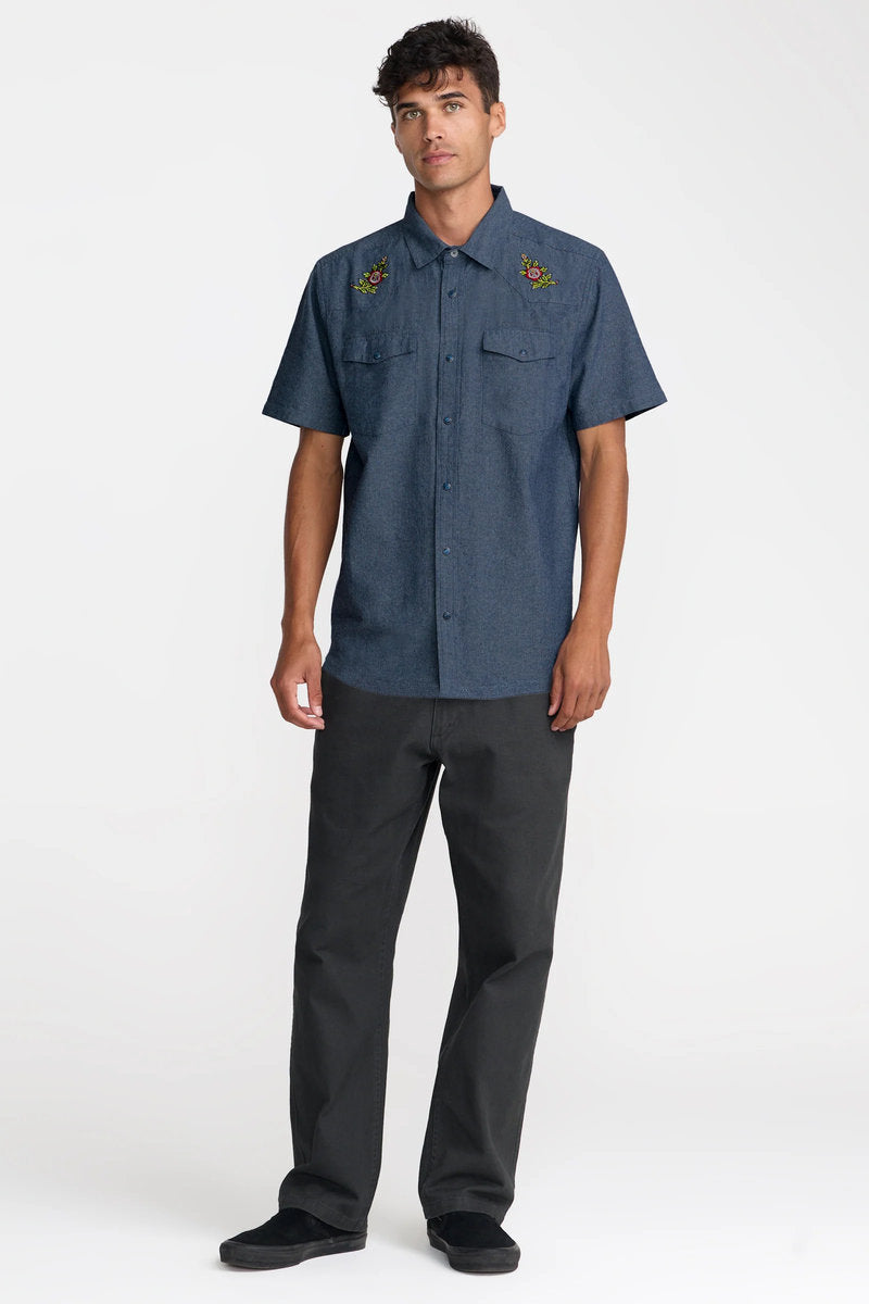 Rosa Chambray Short Sleeve Shirt - IND