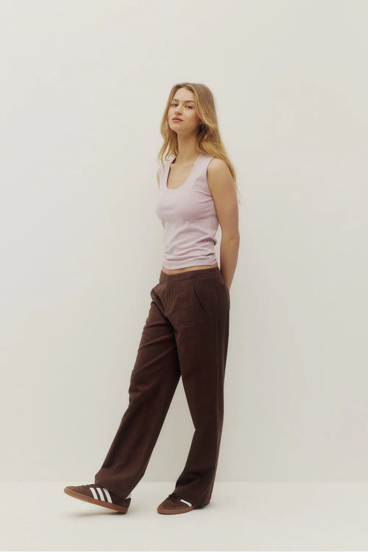 Rosie Low Rise Linen Pants - COC