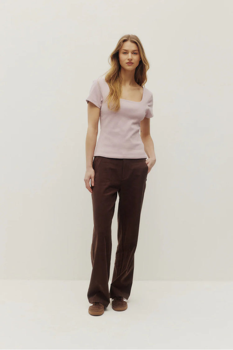 Rosie Low Rise Linen Pants - COC