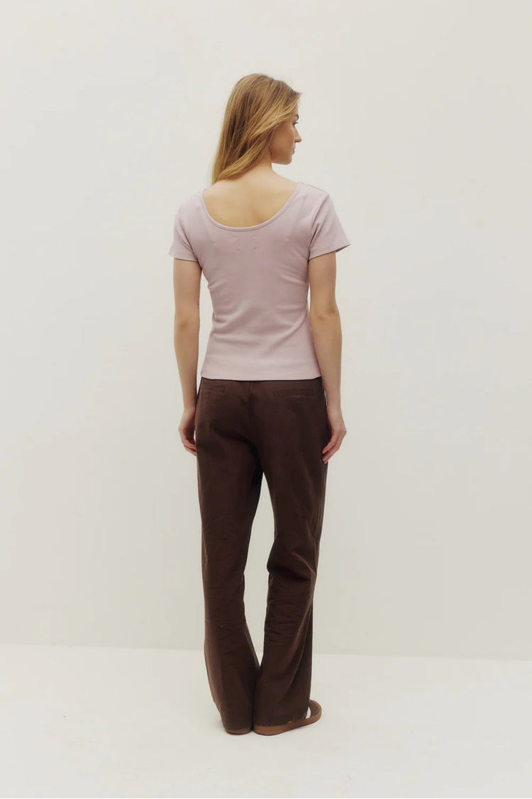 Rosie Low Rise Linen Pants - COC