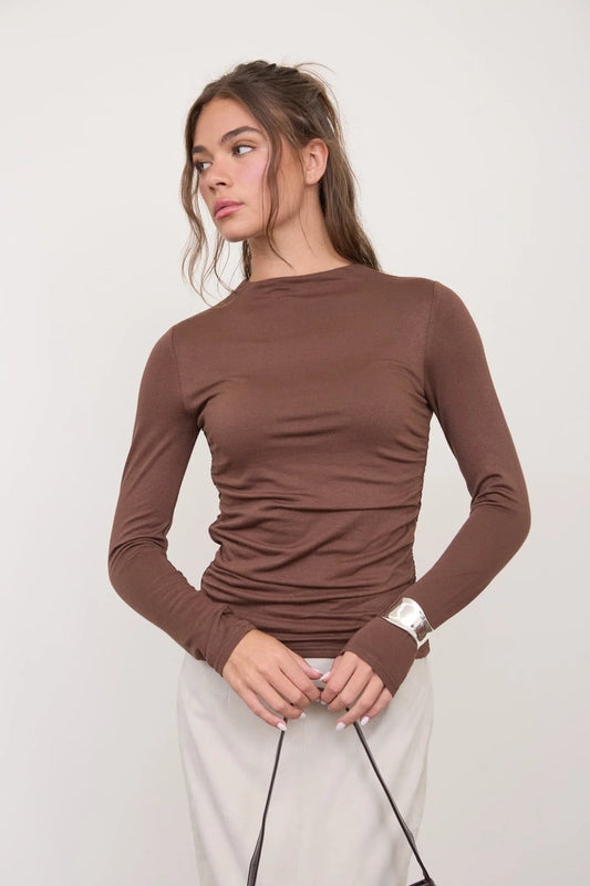 Ruched Long Sleeve - CHC