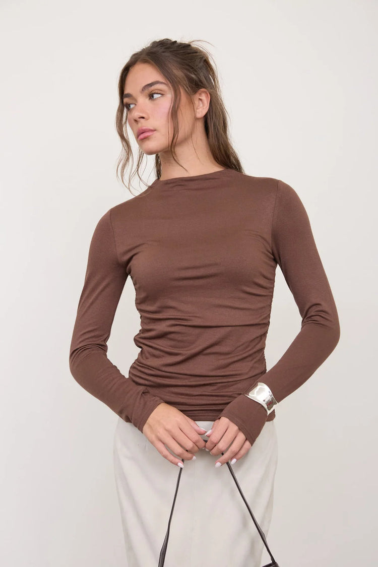 Ruched Long Sleeve - CHC