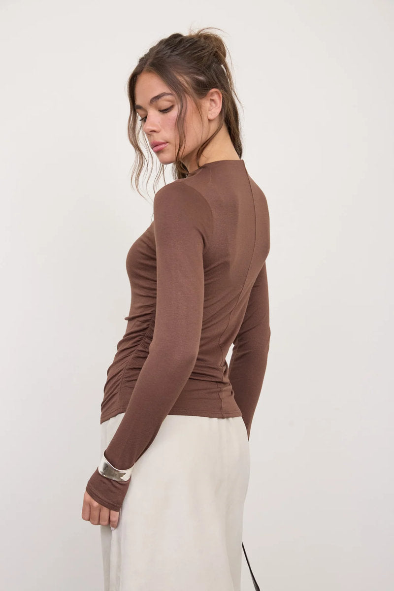 Ruched Long Sleeve - CHC