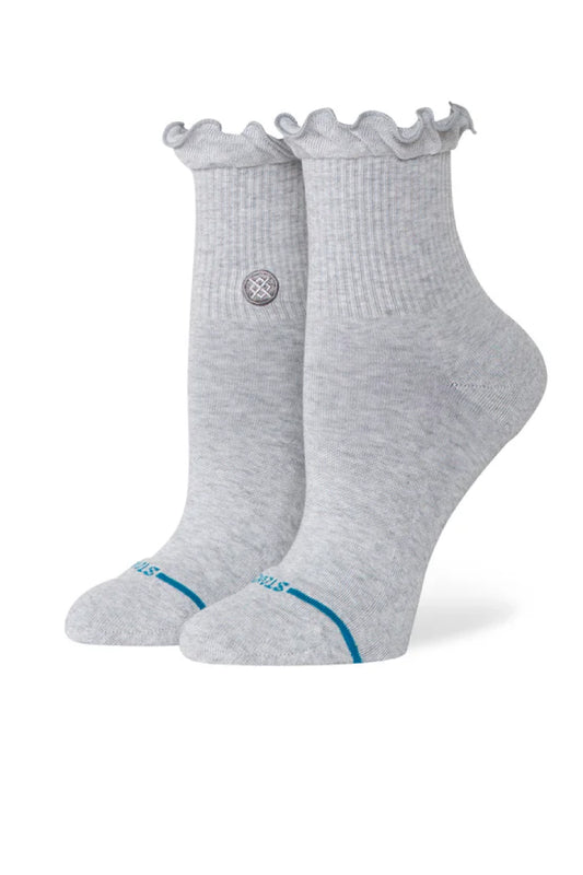 Ruffle Icon Quarter Sock - HGR