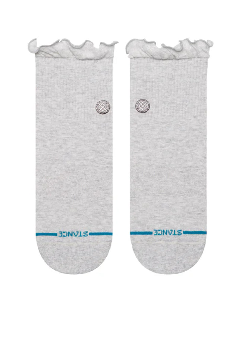 Ruffle Icon Quarter Sock - HGR