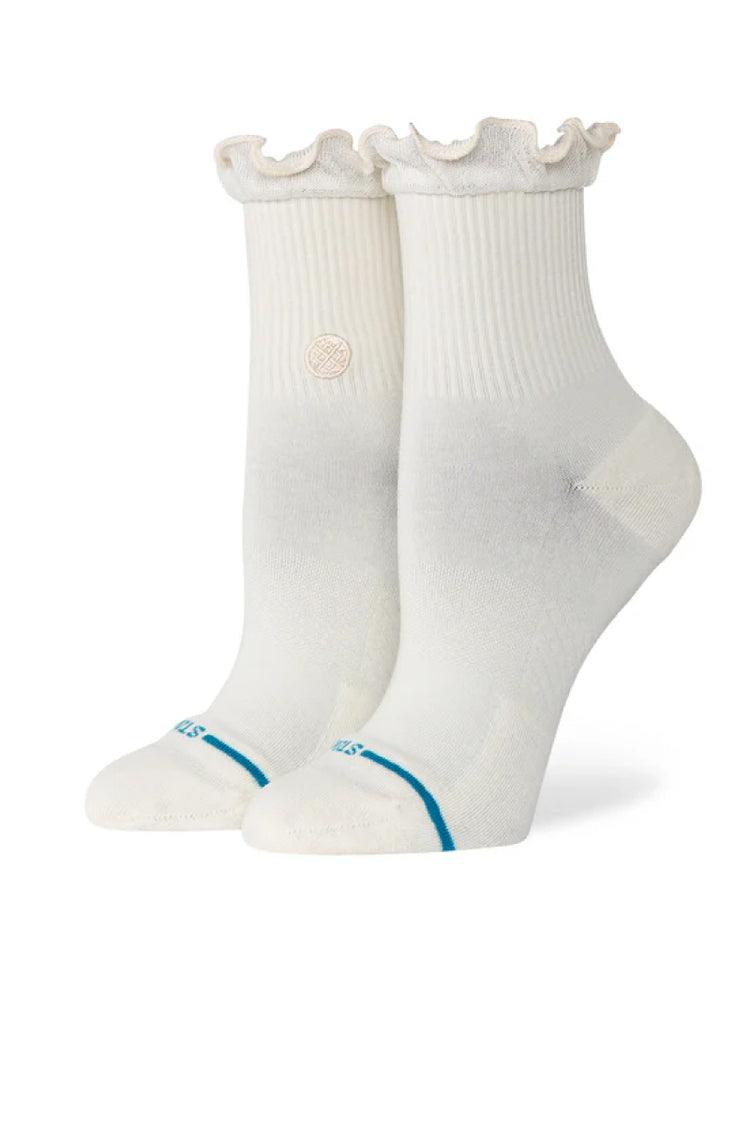 Ruffle Icon Quarter Sock - IVO