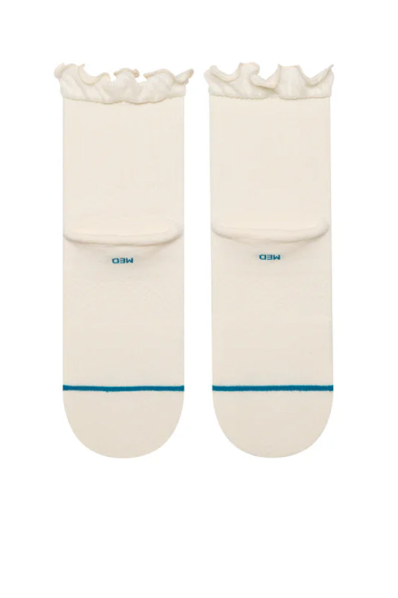 Ruffle Icon Quarter Sock - IVO