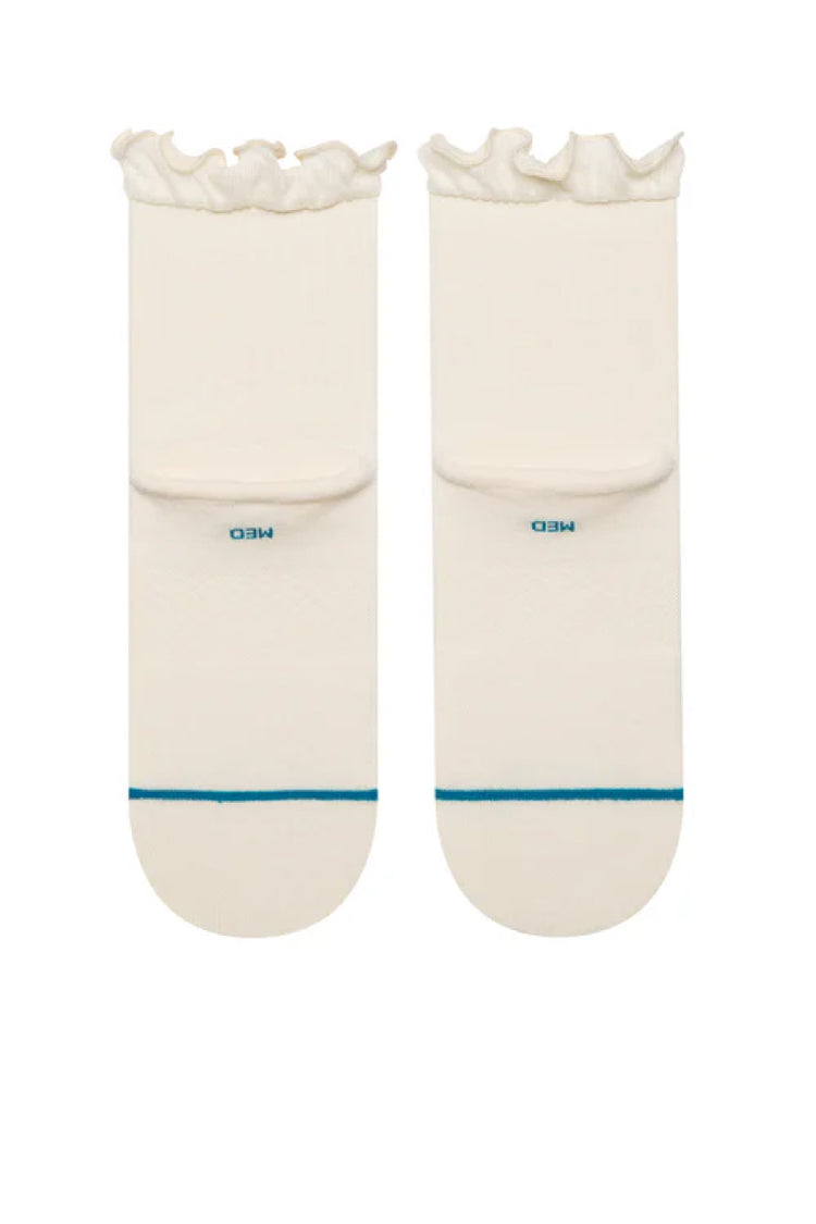 Ruffle Icon Quarter Sock - IVO