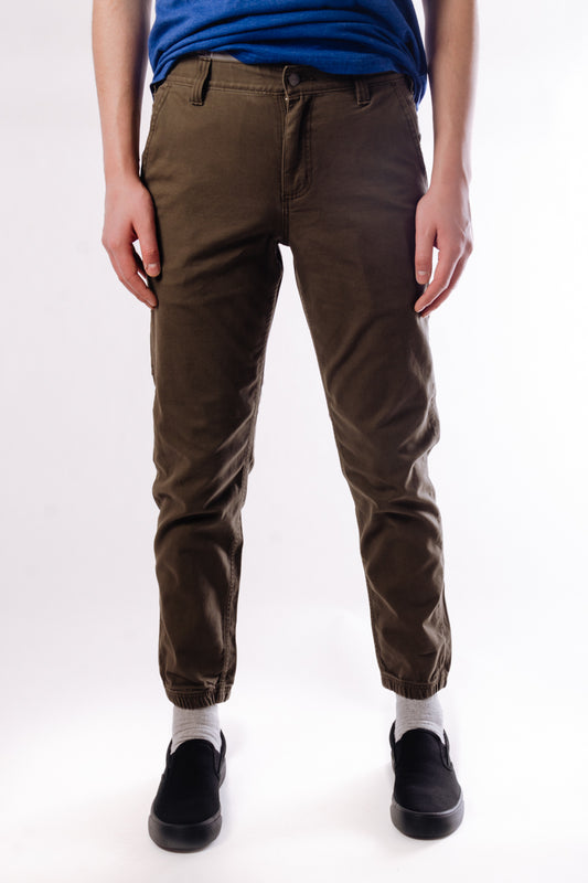 Rugged Relaxed Fit Canvas Joggers - 32