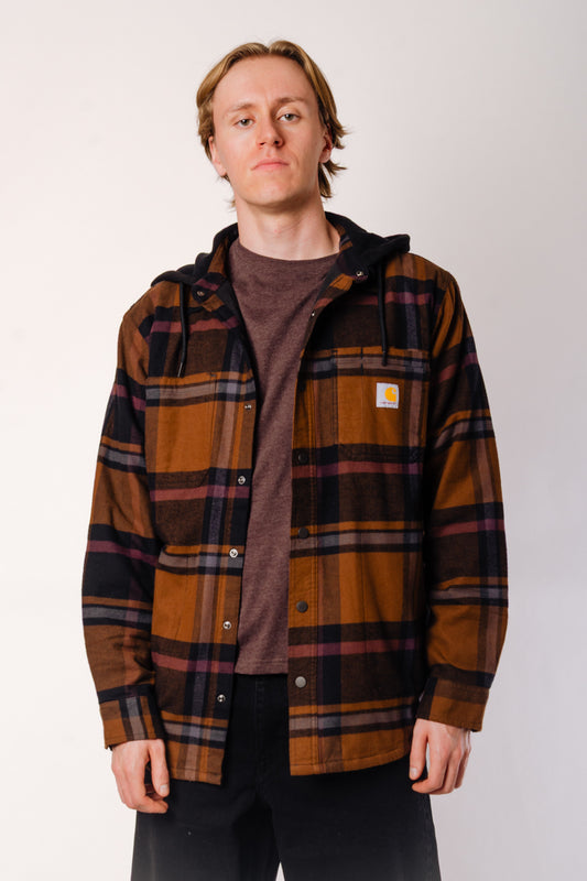 Rugged Relaxed Flannel Shacket - BLK