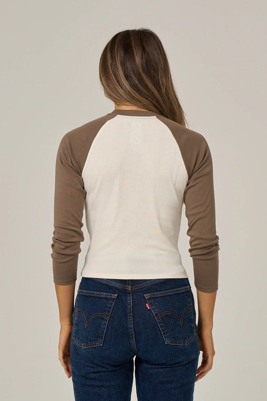 Pretty Palm Long Sleeve Top - WB