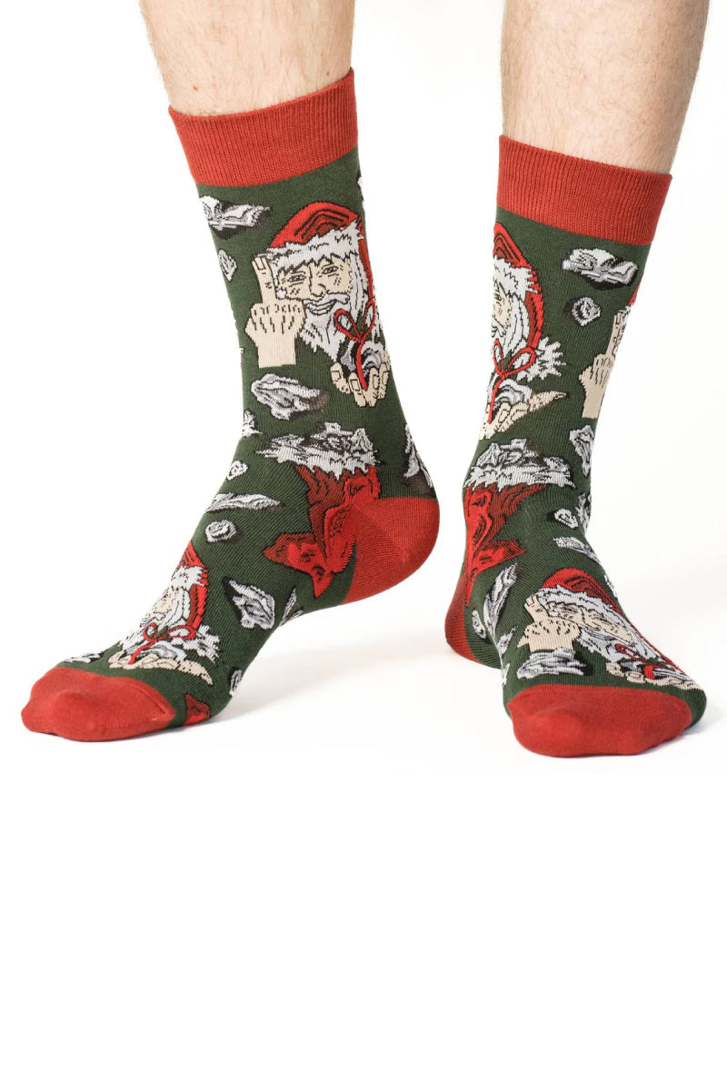 Santa's Naughty List Sock - MUL
