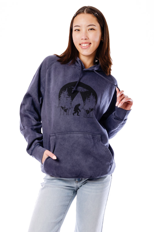 Unisex Sasquatch Abduction Hoodie - NVY